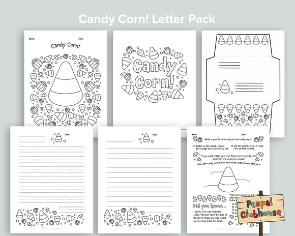 Candy Corn Letter Pack