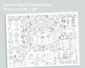 Weather Giant Coloring Poster
