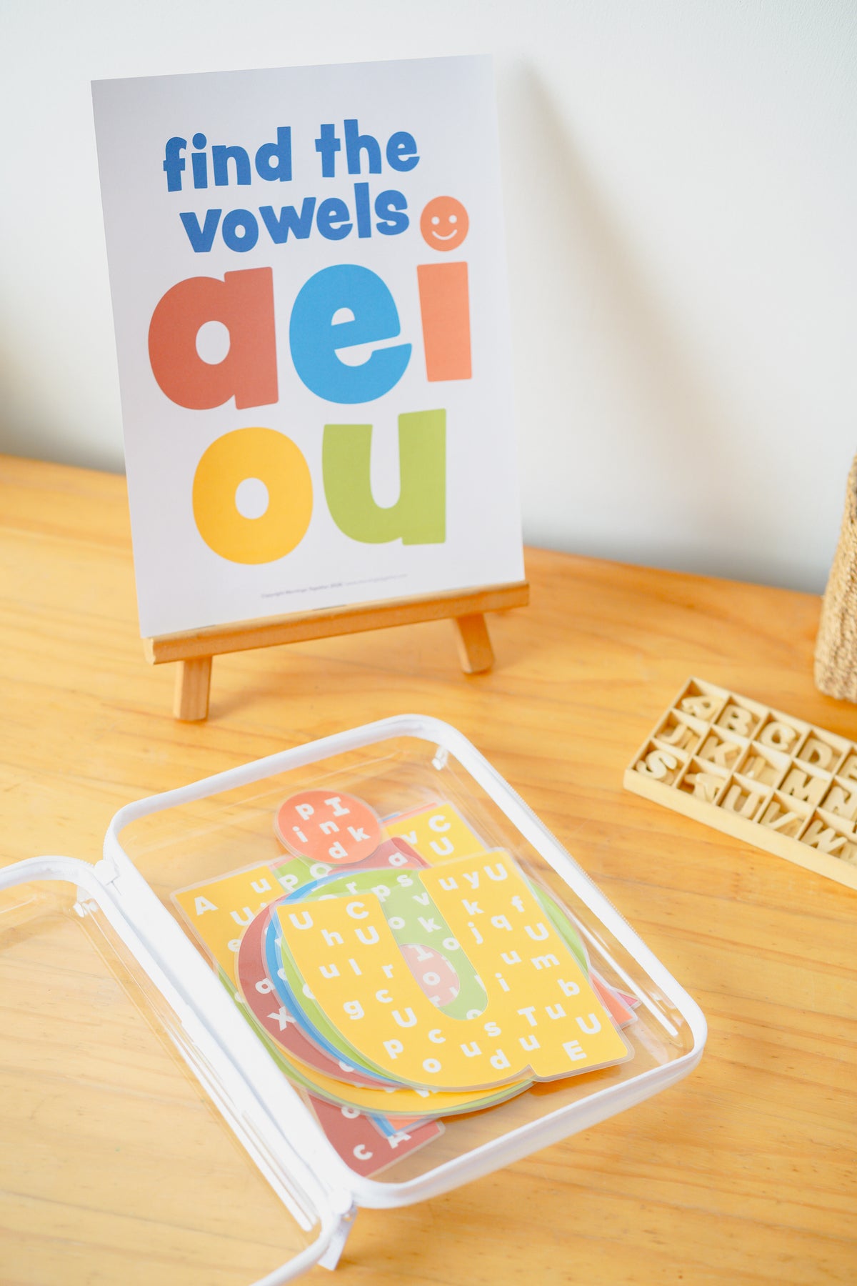 Giant Vowel Cutouts Freebie