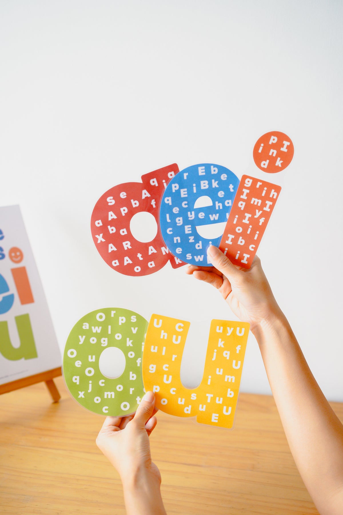 Giant Vowel Cutouts Freebie