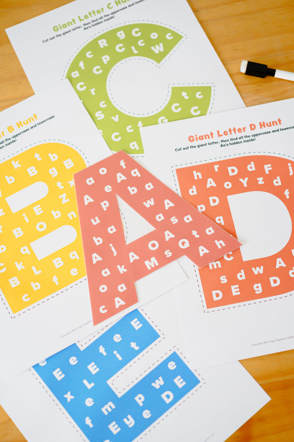 Giant Letter Cutouts