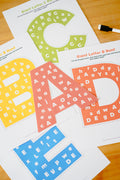 Giant Letter Cutouts