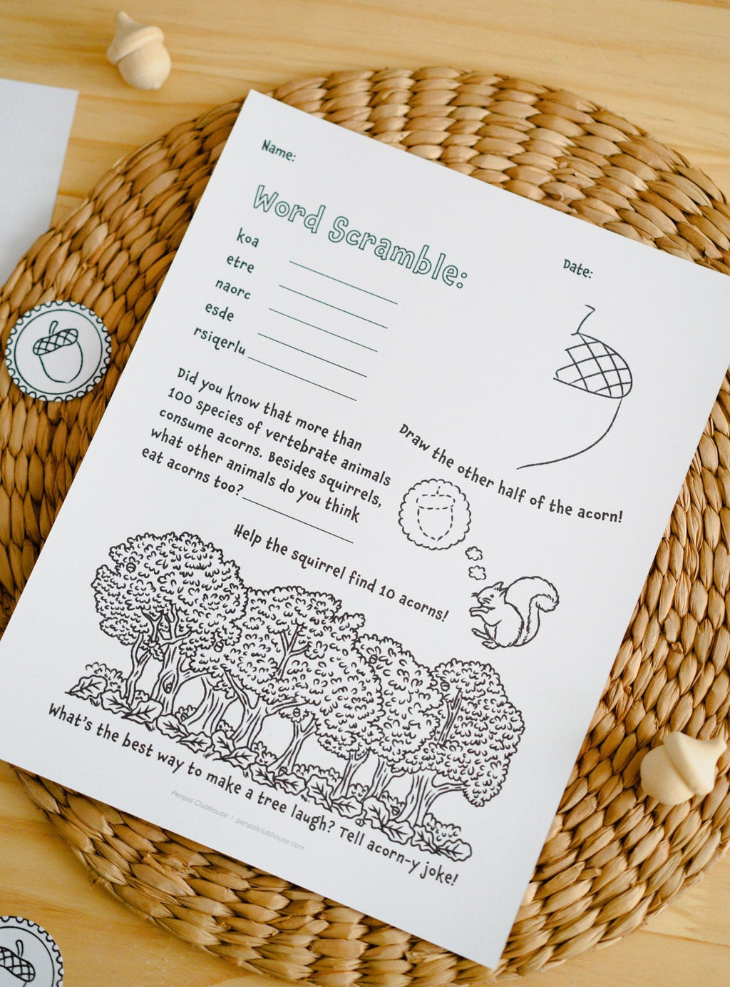 Acorns Letter Pack