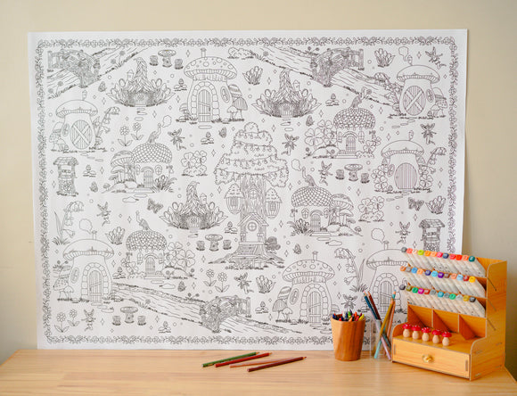 Shell Giant Coloring Poster – Mornings Together