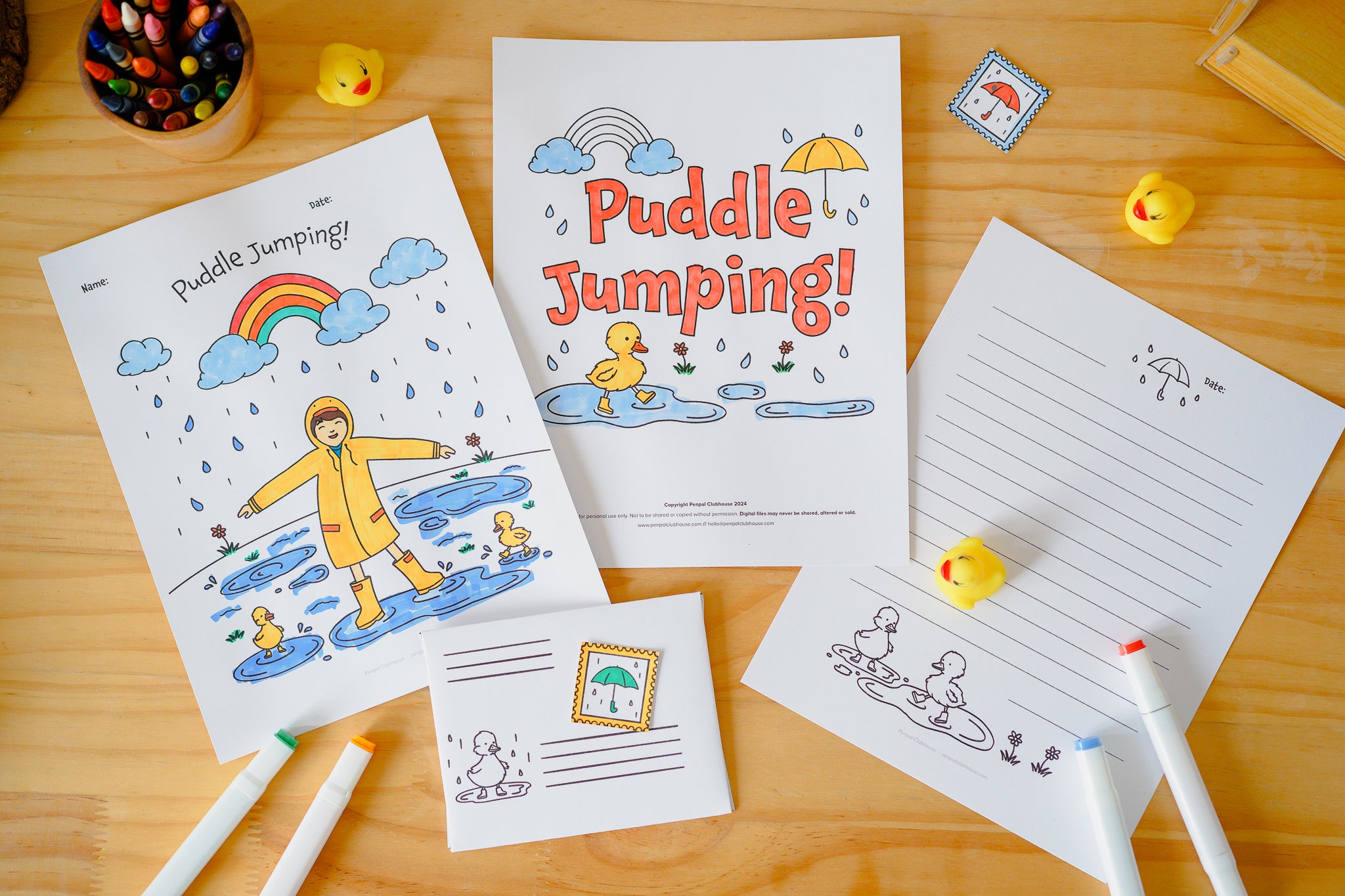 Puddle Jumping Letter Pack