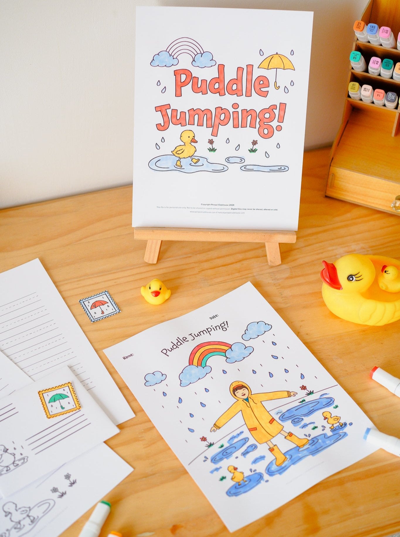 Puddle Jumping Letter Pack