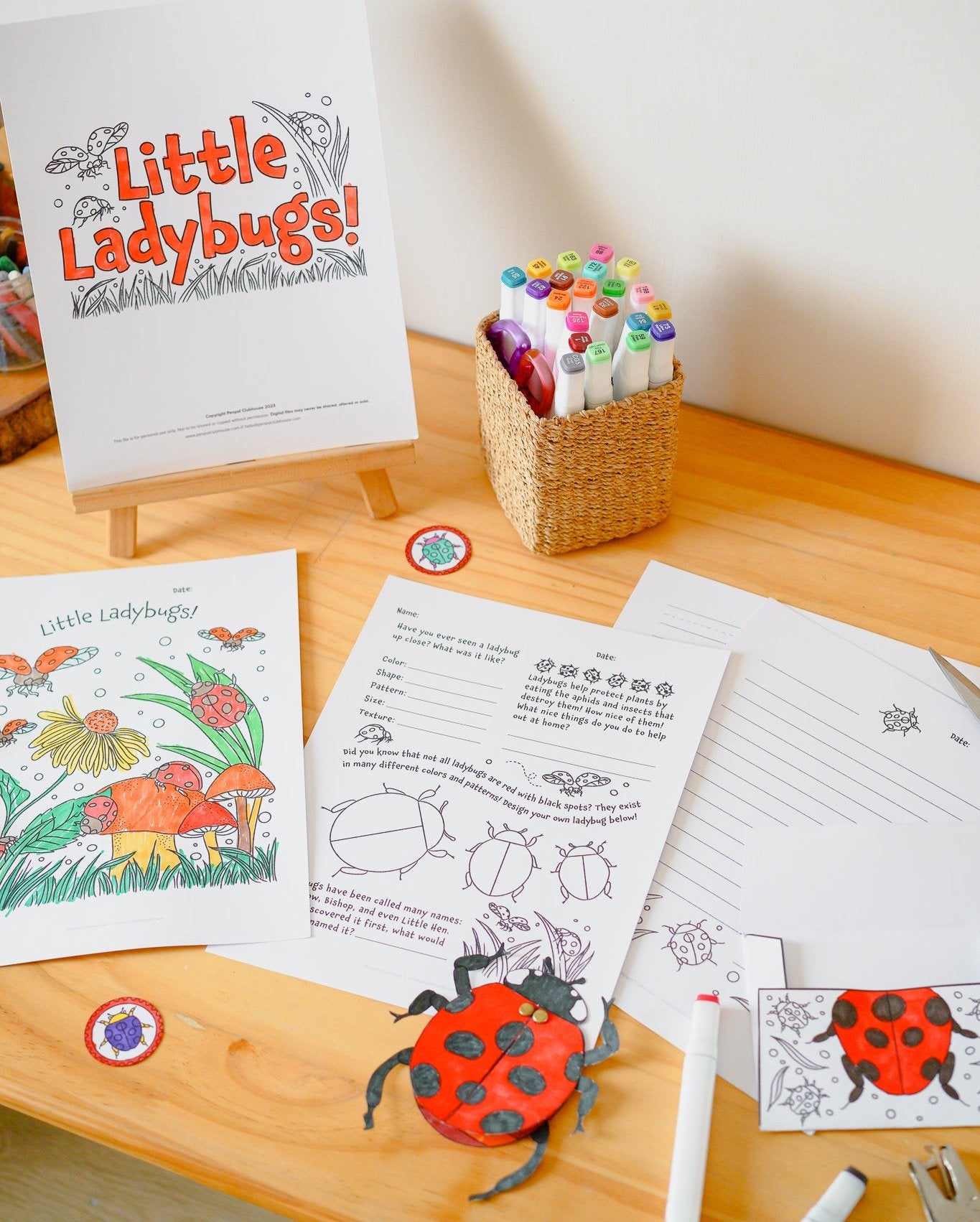 Little Ladybugs Letter Pack