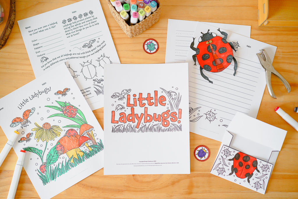 Little Ladybugs Letter Pack