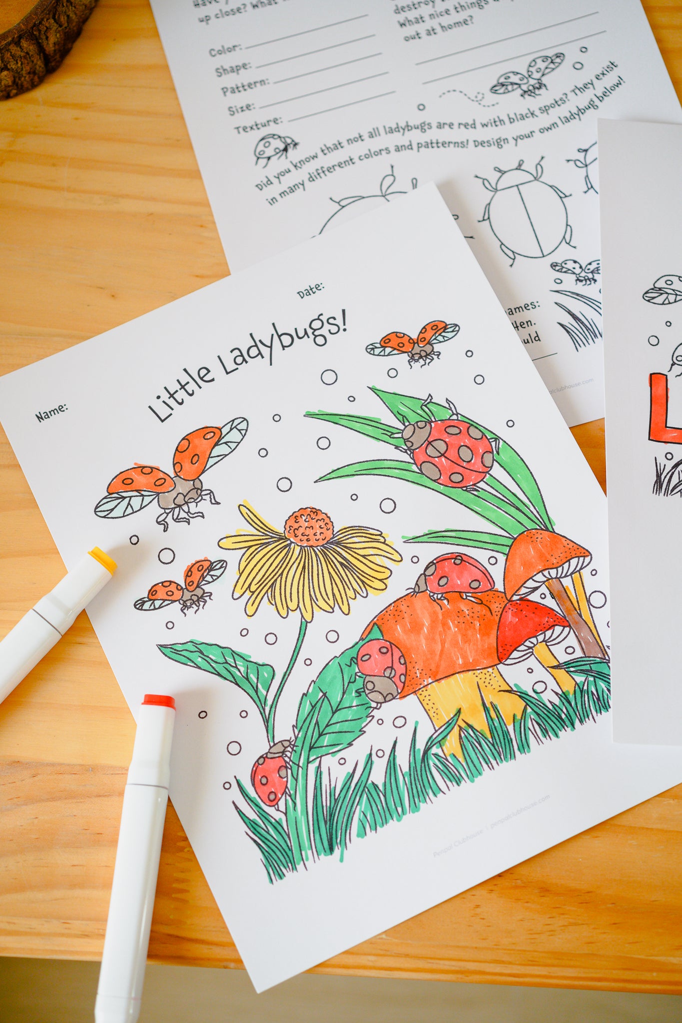 Little Ladybugs Letter Pack