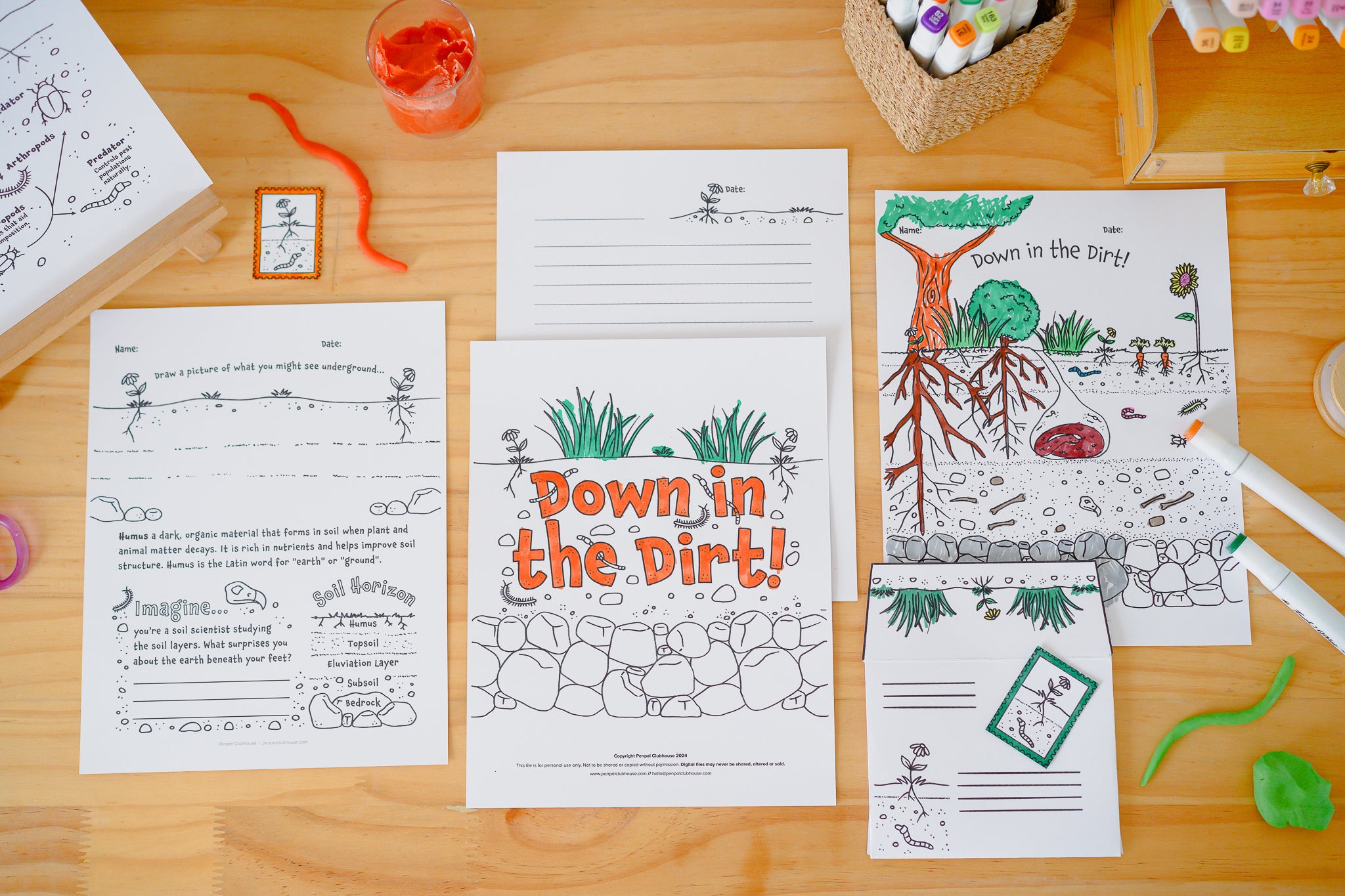Down in the Dirt Letter Pack