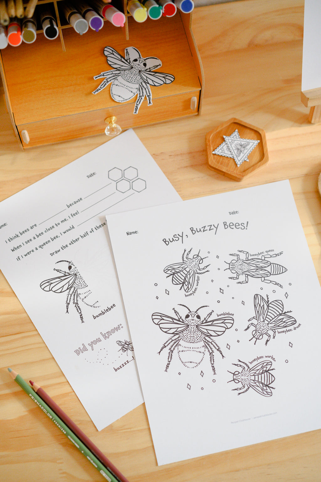 Buzzing Bees Letter Pack