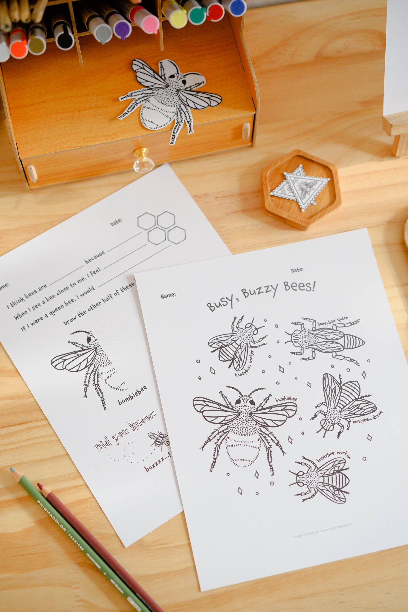 Buzzing Bees Letter Pack
