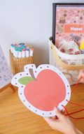 Apple and Acorn Lacing Cards