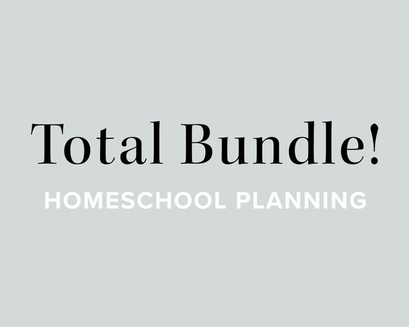 Homeschool Planning Bundle