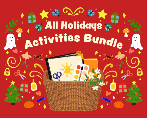 Bundle: Holiday Morning Basket Activity Packs