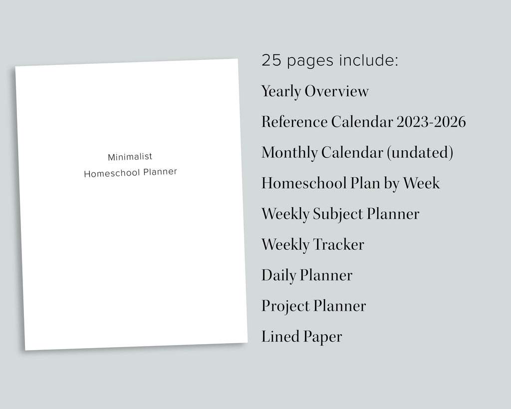 Homeschool Planning Bundle