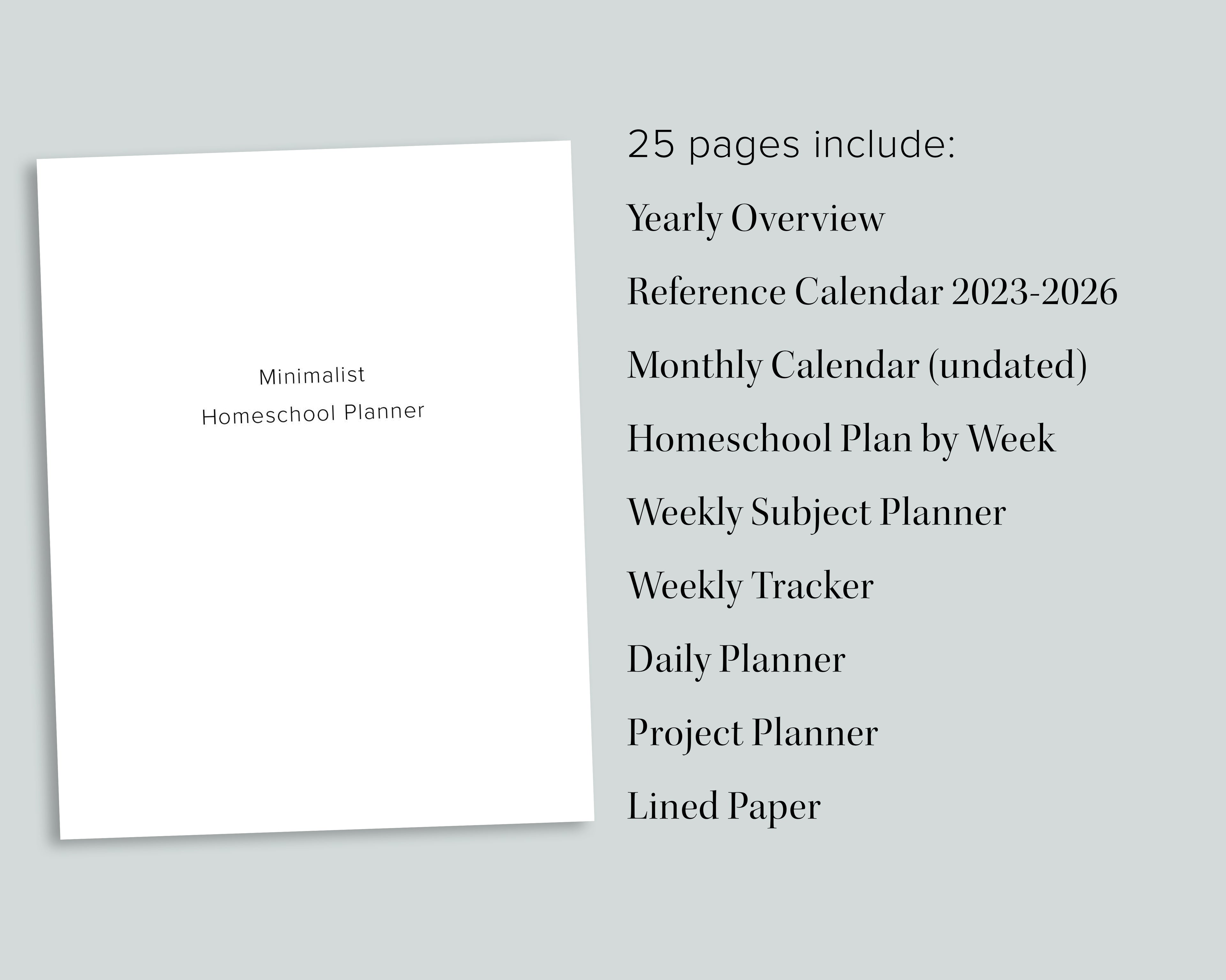 Homeschool Planning Bundle