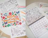 Nature Coloring Calendar