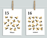 Bee Counting Cards Bundle
