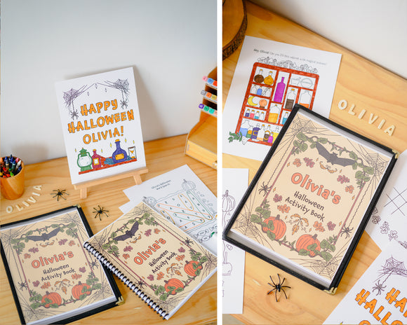 Custom Halloween Activity Packs