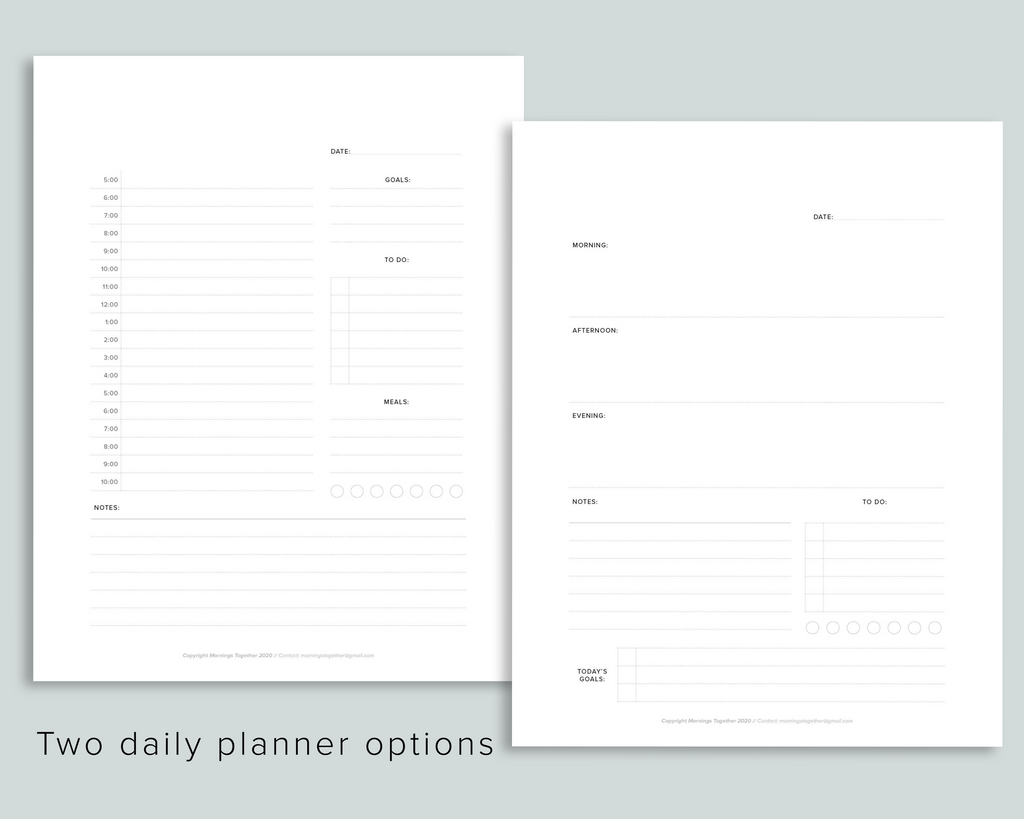Homeschool Planning Bundle