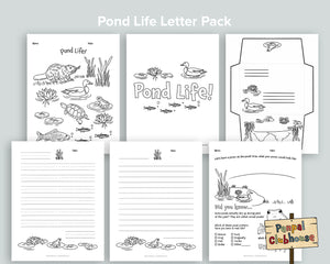 Pond Life! Letter Pack