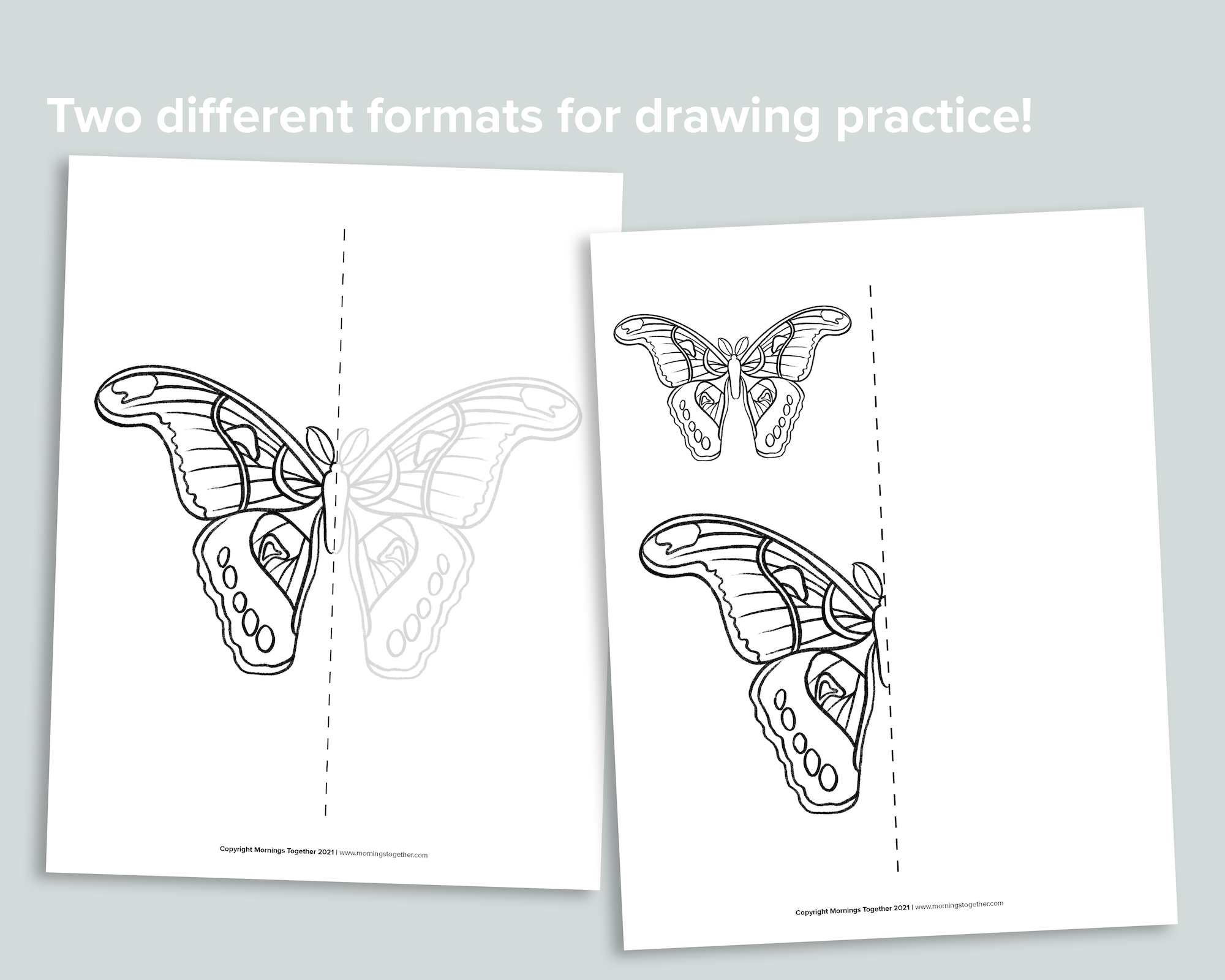 Symmetry Drawing Pages