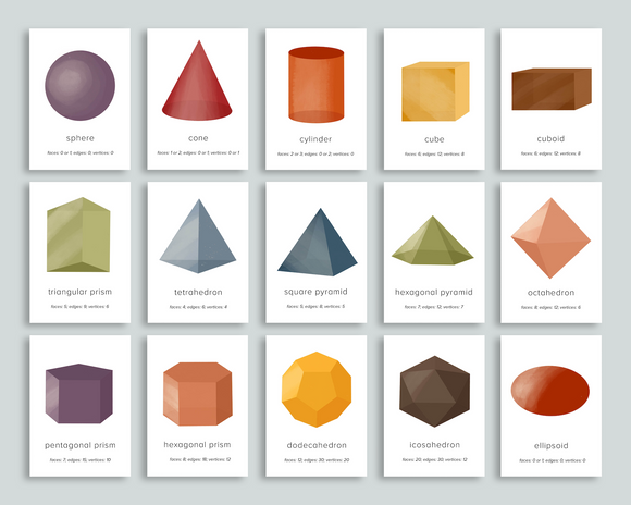 3D Shapes Flashcards