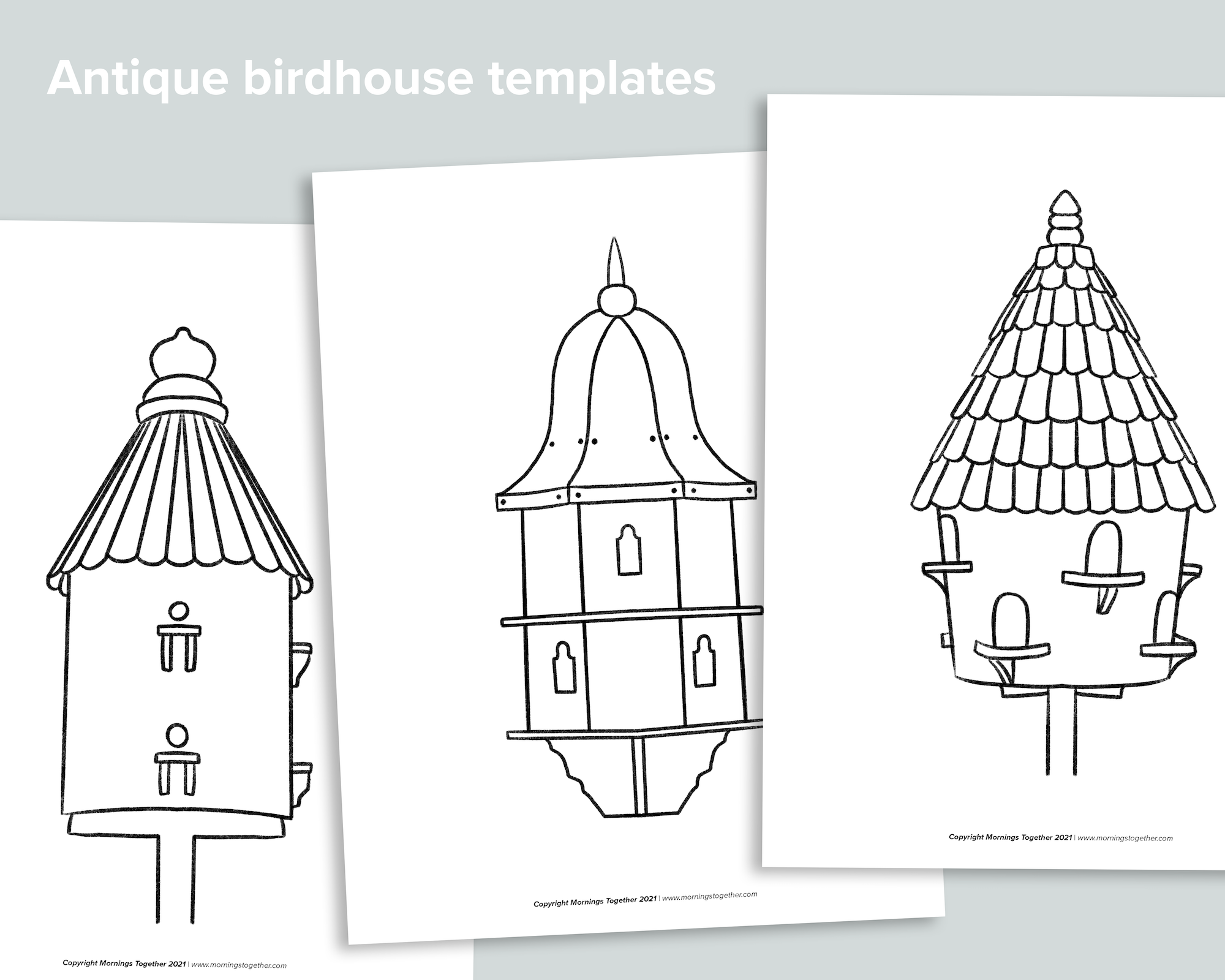 Birdhouse Templates Freebie