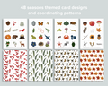 Seasons Matching Cards