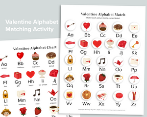 Valentine's Day Beginning Sounds ABC Activity
