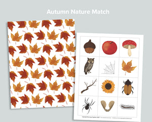 Seasons Matching Cards