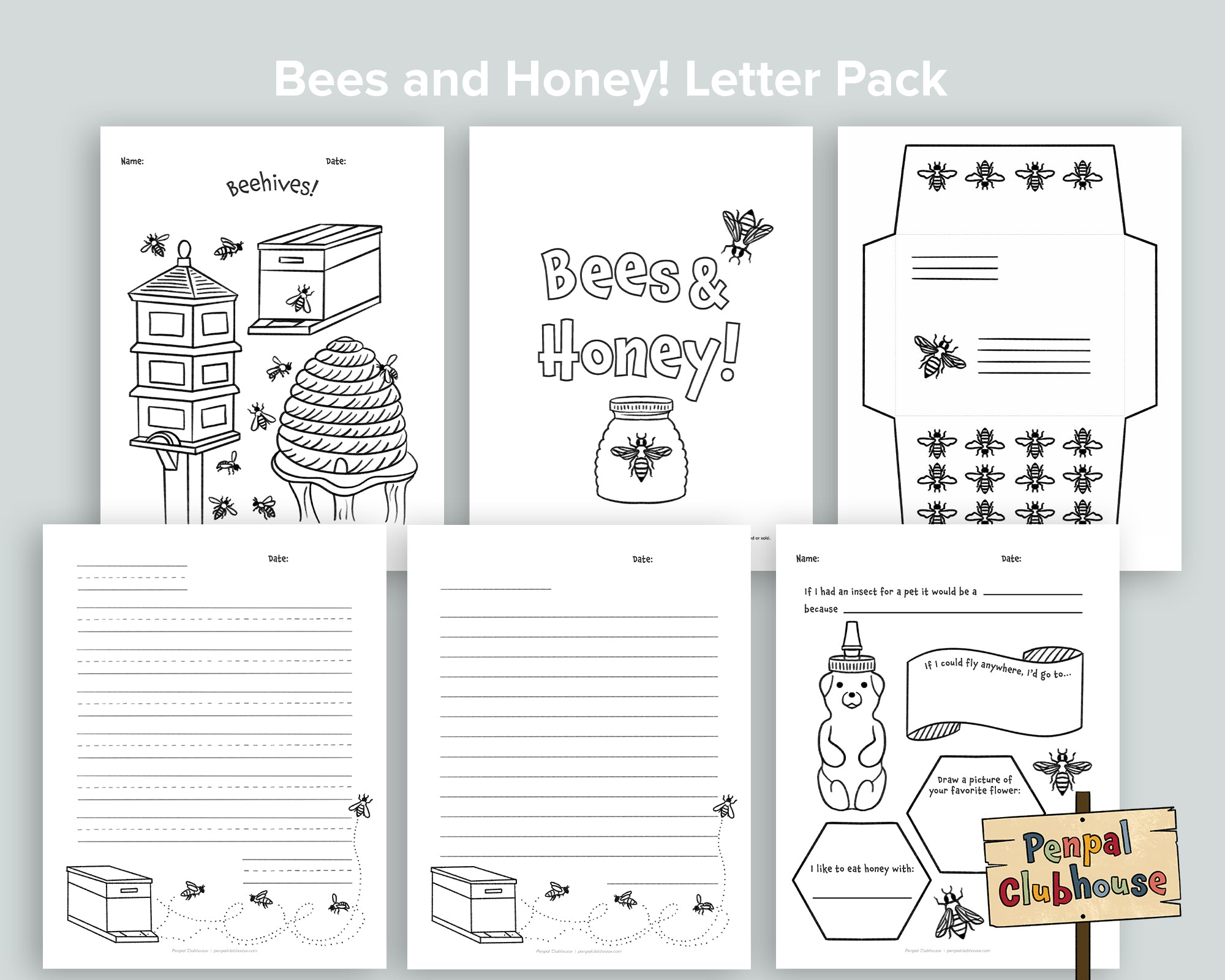 Bee Letter Pack