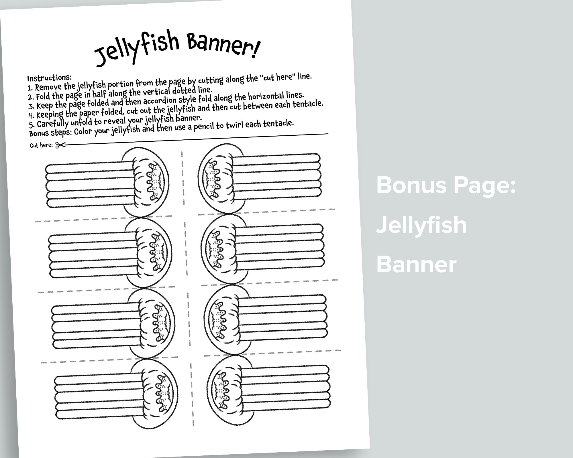 J is for Jellyfish Letter Pack