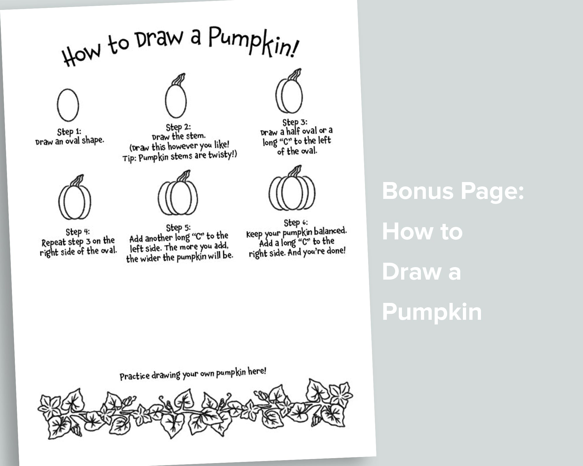 P is for Pumpkin! Letter Pack