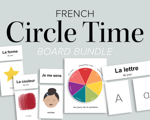 Preschool Circle Time Board Bundle (French)