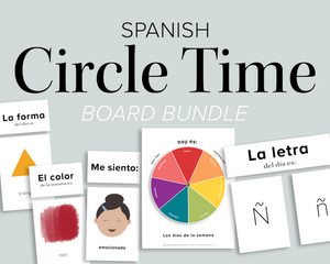 Preschool Circle Time Board Bundle (Spanish)