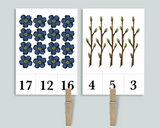 Spring Count & Clip Cards