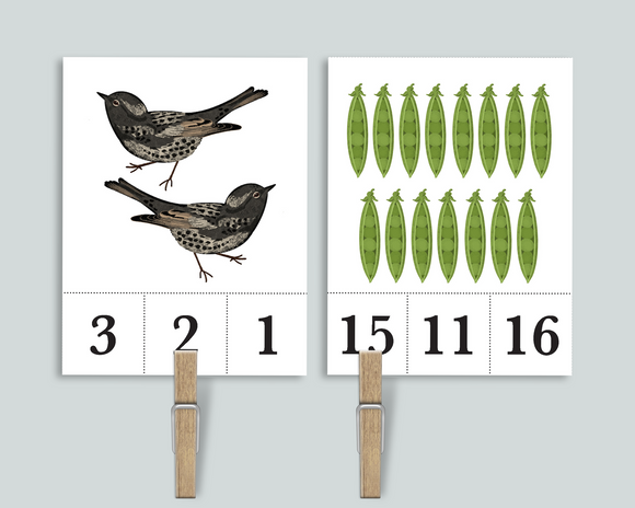 Garden Count and Clip Cards