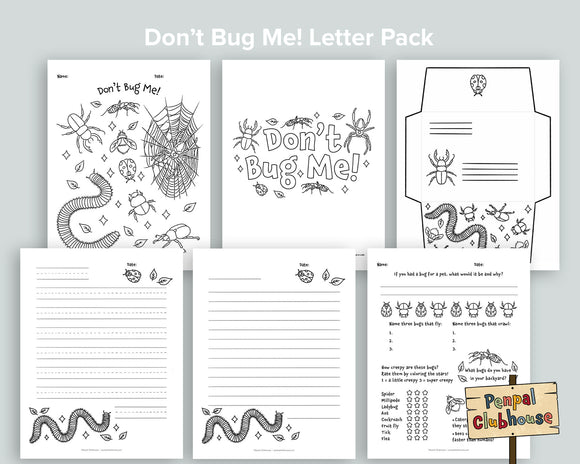 Don't Bug Me! Letter Pack