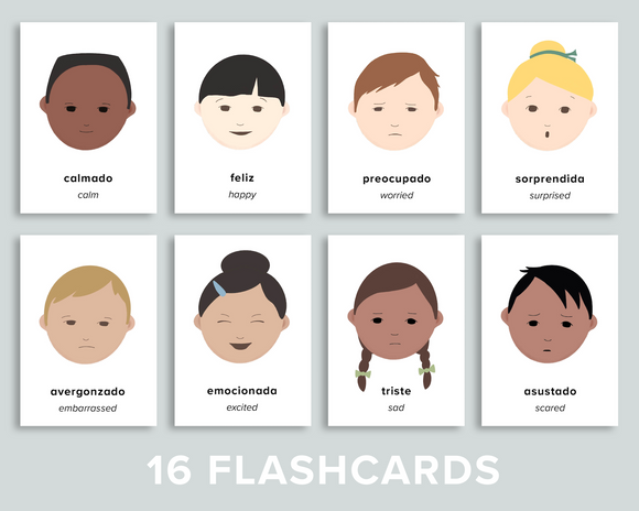 Emotions Flashcards (Spanish)