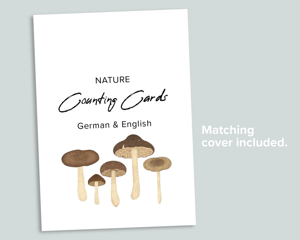 Nature Counting Cards (German)