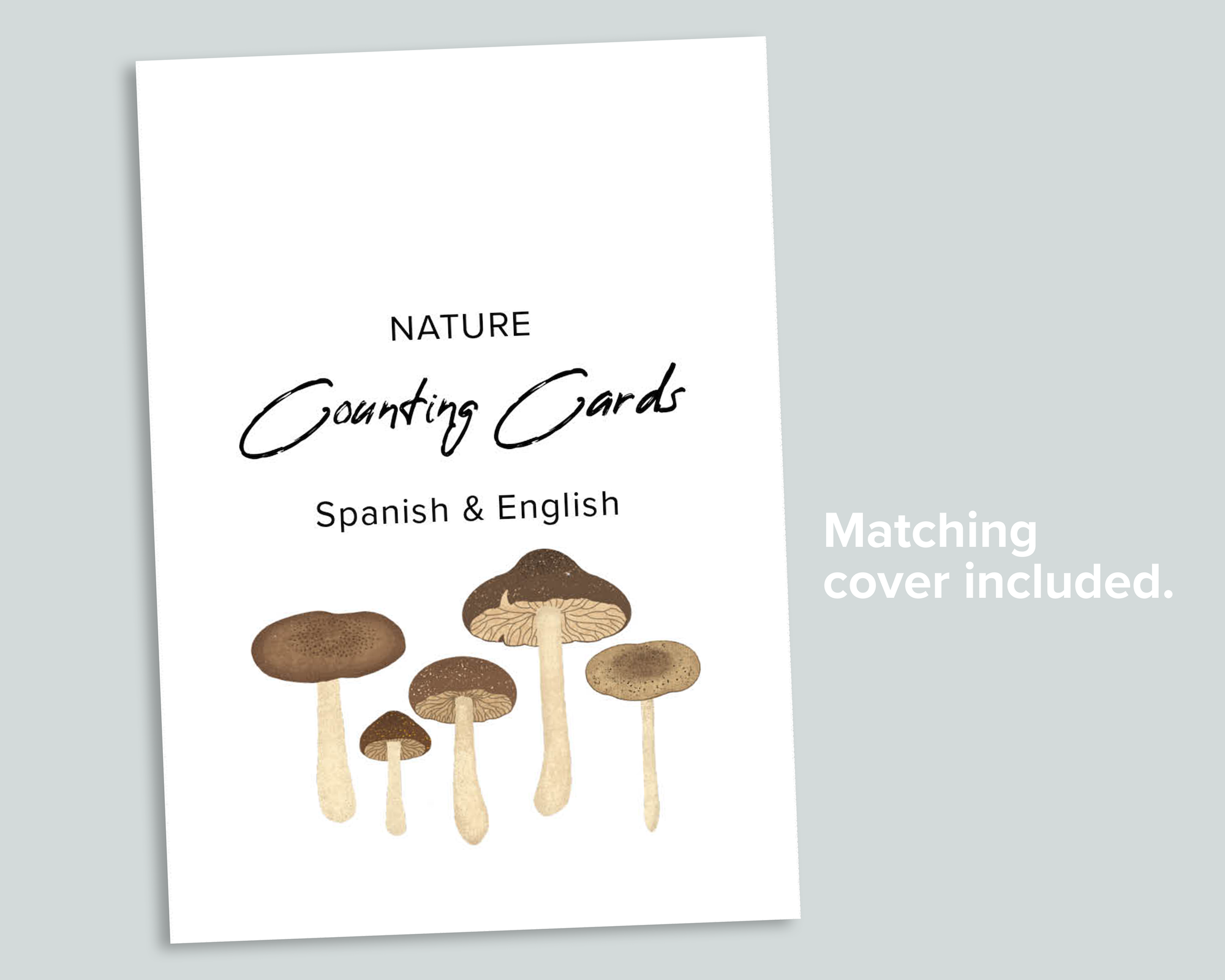 Nature Counting Cards (Spanish)