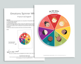 Emotions Spinner Wheel (French)