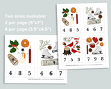 Winter Nature Count & Clip Cards
