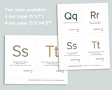 Minimalist Bible ABC Cards (ESV)