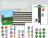 Rainbow Houses Math Pack