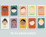 Emotions Flashcards (Color)