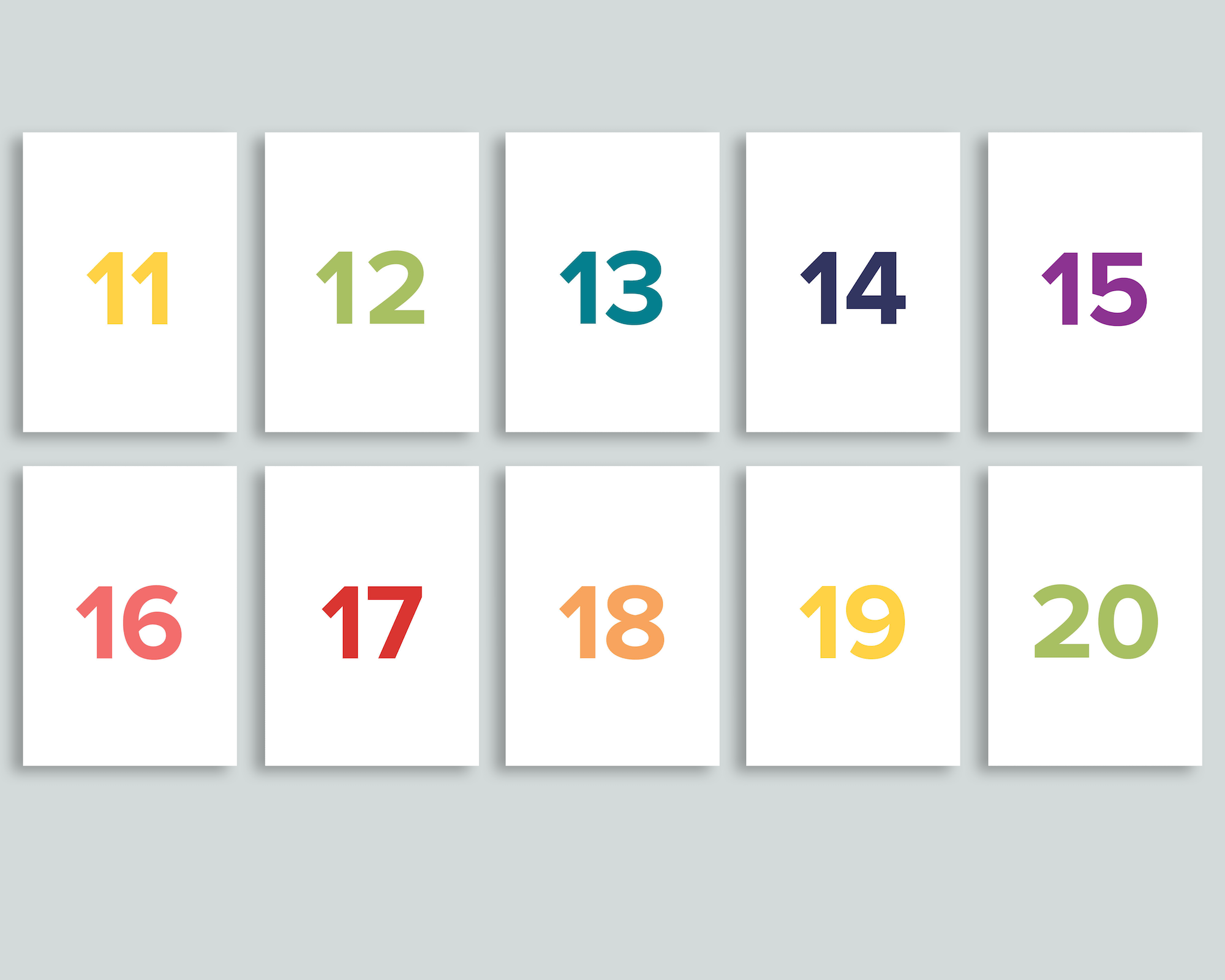123 Flashcards - Color