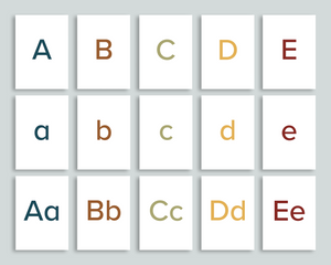 ABC Flashcards - Color